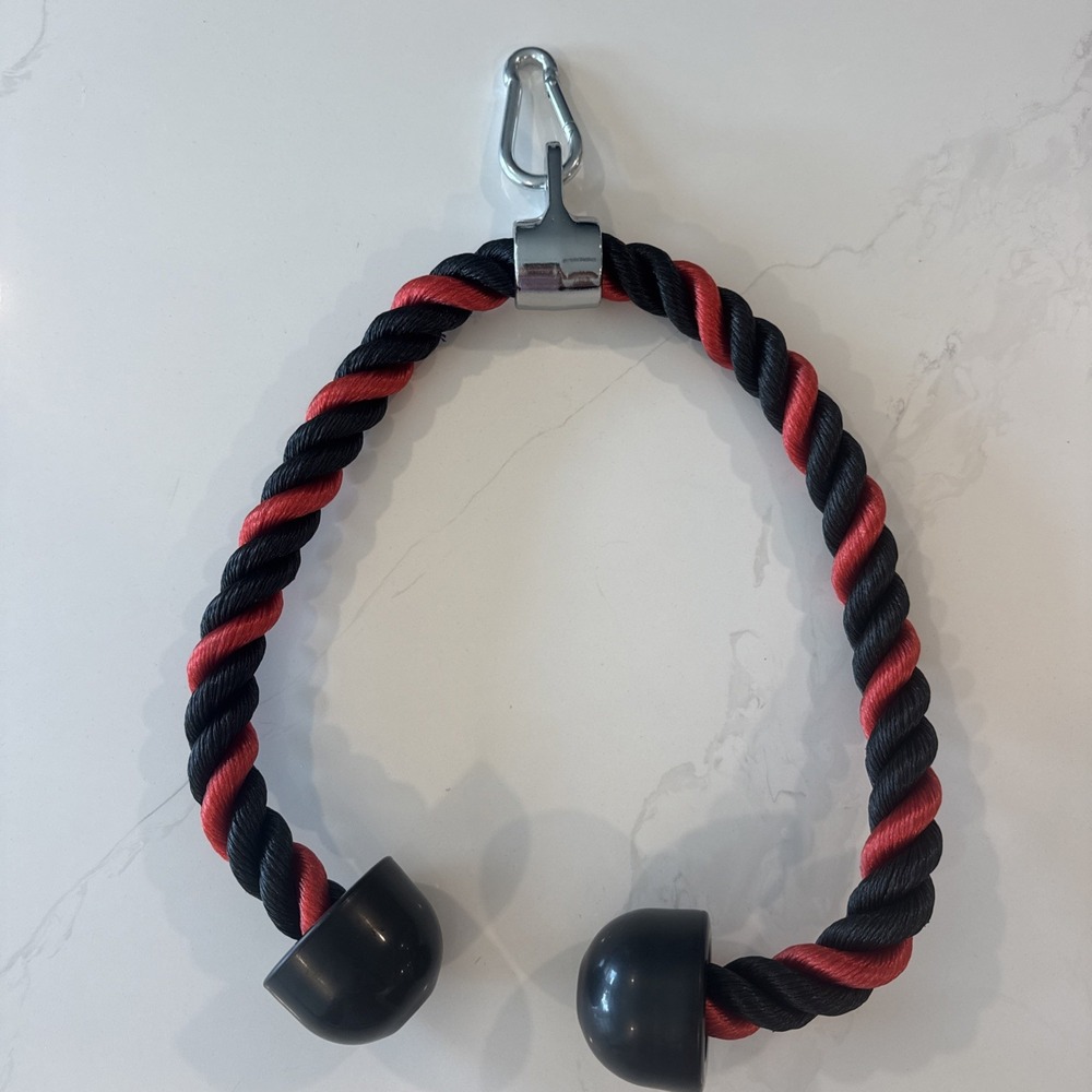 Tricep Rope For Pulley System Attachment, LAT Pull Down, Weight Fitness